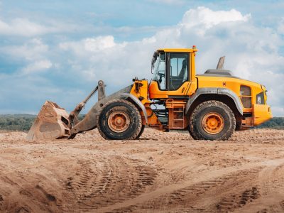 Poland,-,03,September,2023:,Wheel,Loader,On,Site.
